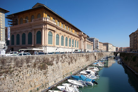 Il mercato delle vettovaglie a Livorno - Bertazzoni